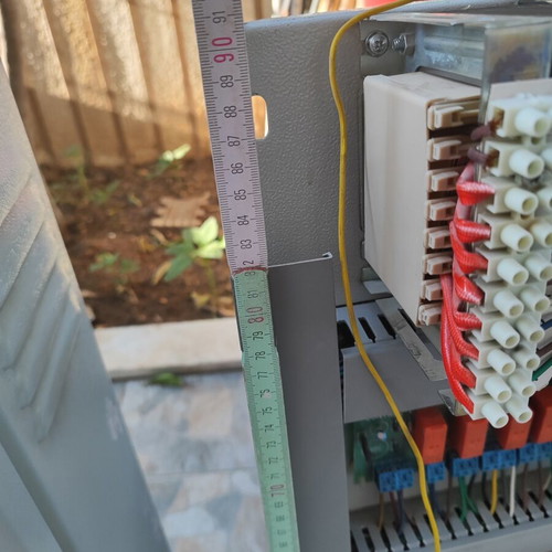 Industrial electrical control panel like new with contactors and relays