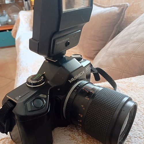 Yashica camera with flash