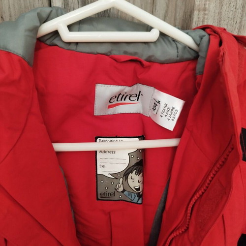 Etirel ski suit for 4 years old, like new