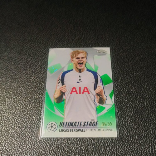 Topps Chrome Ultimate Stage Lucas Bergvall 2025-2026 like new