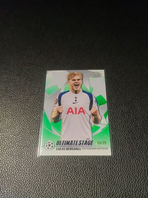 Topps Chrome Ultimate Stage Lucas Bergvall 2025-2026 like new