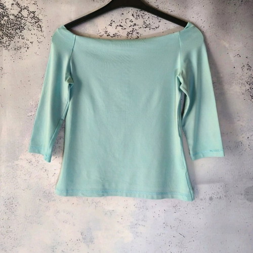 Toi Moi spring blouse like new, size S, blue turquoise