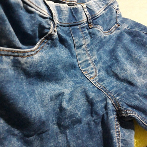 Pull & Bear Women's Blue Faded Leggings Medium like new
