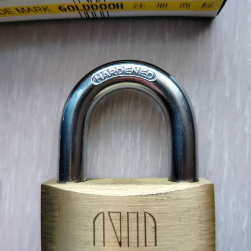 Golddoor heavy-duty padlock 500mm new with 3 keys