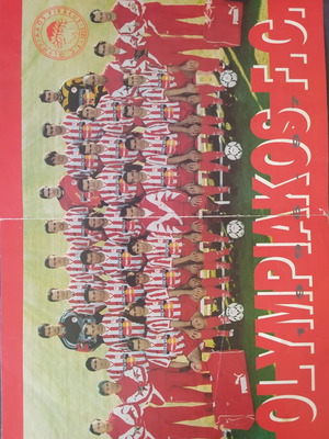 Olympiacos double poster used