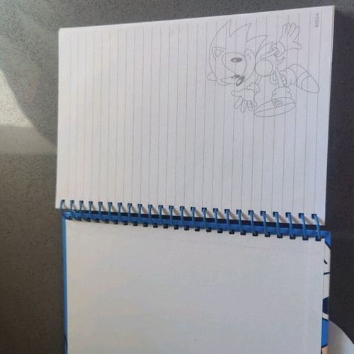 Sonic the Hedgehog notebook and notepad new set