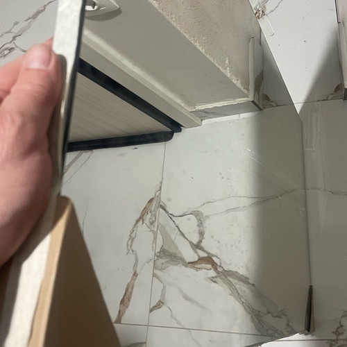 Bathroom mirror new with mechanism slots
