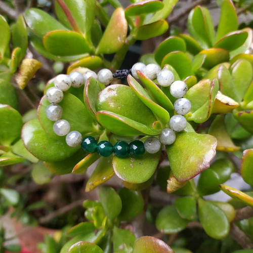 Bracelet with semi-precious stones made to order, handmade