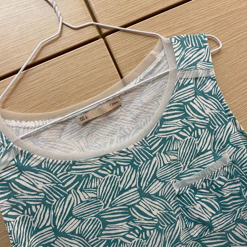 Sfera cotton t-shirt new, size L, green and white