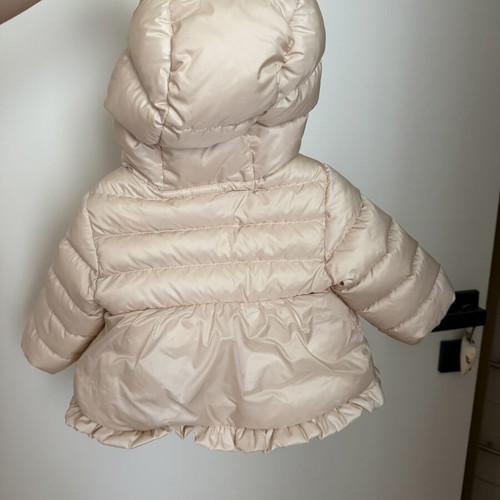 Moncler Odile Nylon Down Jacket like new, size 3-6 months, light pink
