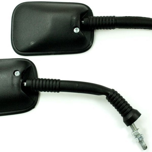 Motorcycle mirrors new with M8x1.25 thread, black ABS