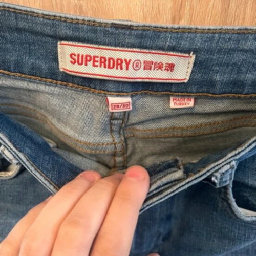 Superdry Skinny Jeans size 25-S, like new, blue