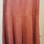 Midi suede skirt Orsay new, size 40, dusty pink