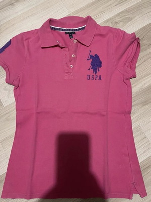 USPA T-shirt like new, size L, pink