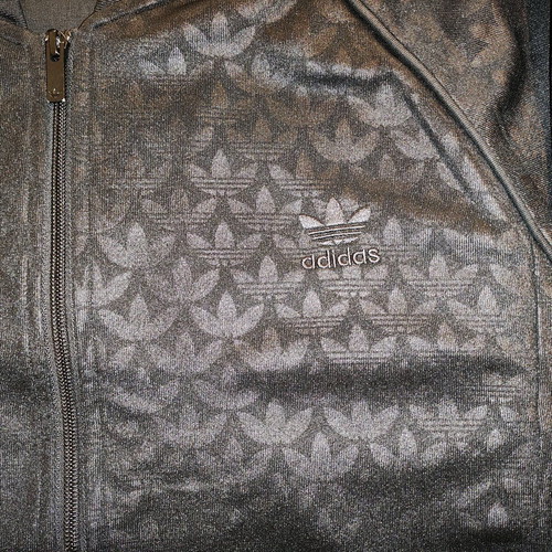 Adidas Adicolor Graphics Monogram SST jacket like new, size XL, black