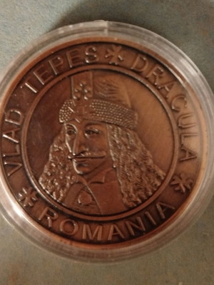 Vlad Tepes commemorative medal new, bronze