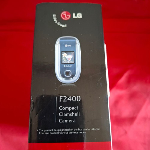 LG F2400 mobile phone packaging like new with charger and manual
