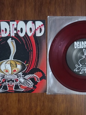 Deadfood/Irritate Split 7" EP vinyl used, metal