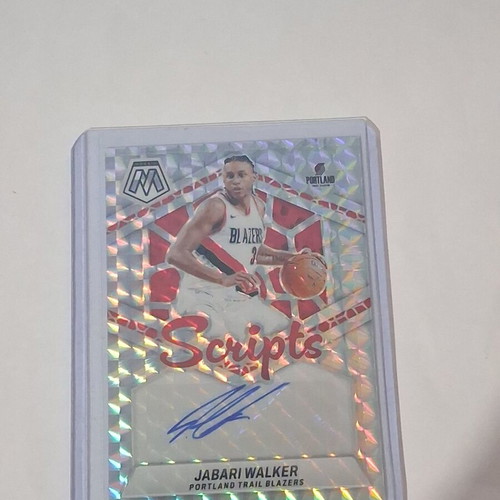 Jabari Walker Scripts autograph card