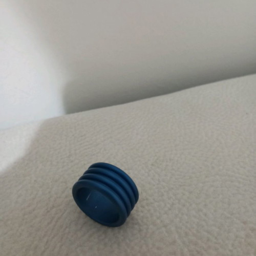 Metal blue ring used with small diameter