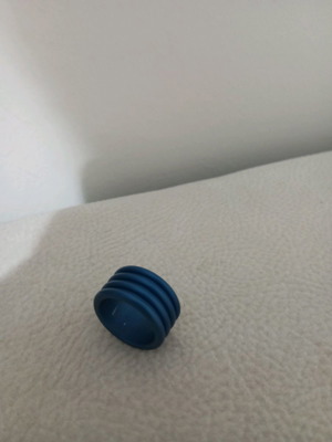 Metal blue ring used with small diameter