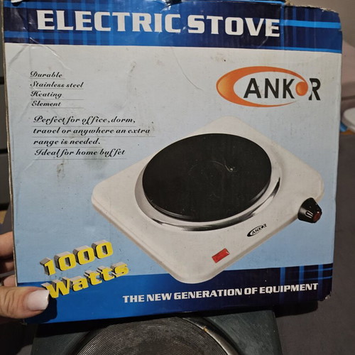 Electric stove used, 1000 watts