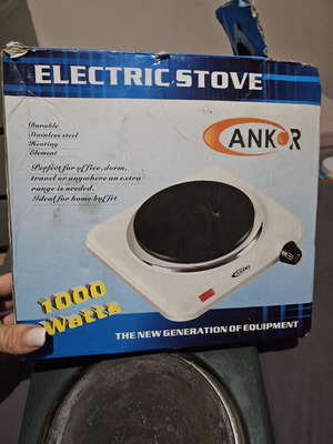 Electric stove used, 1000 watts