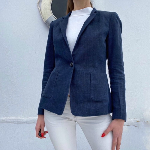 Zara blazer blue, size S/M, like new