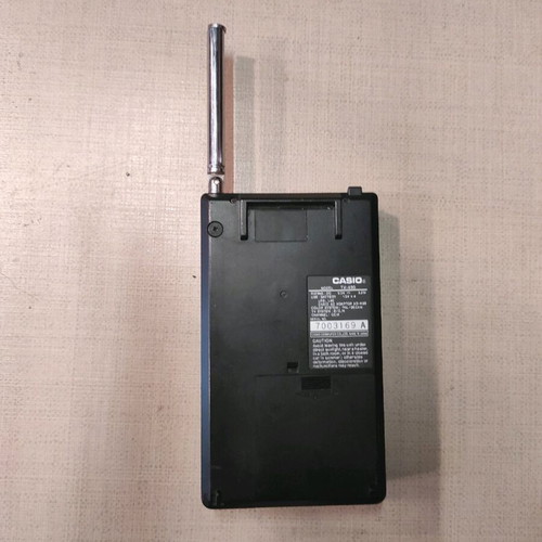 Casio LCD Pocket Color Television used, PAL/SECAM system