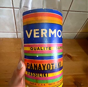 συλλεκτικό μπουκάλι Παναγιωτάκη 1973 Vermouth