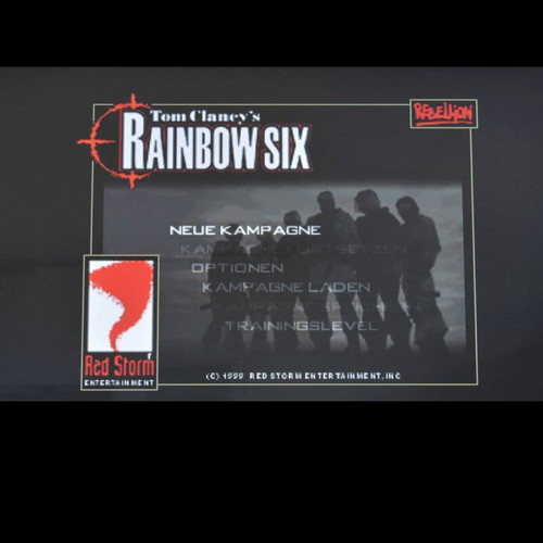Rainbow Six PlayStation (PS1) like new, tactical shooter, German language