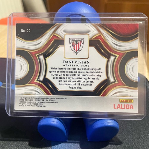 Panini Select 2025-26 La Liga Athletic Bilbao Dani Vivian Snapshots Silver like new
