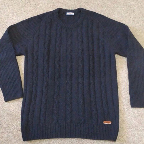 Run sweater used, black, size L/XL