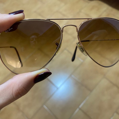 Ray Ban sunglasses used with gradient lens