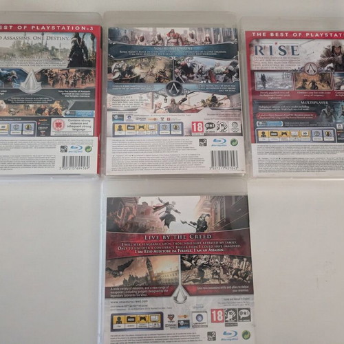Assassin's Creed PS3 game pack, Ezio Trilogy + AC3 case