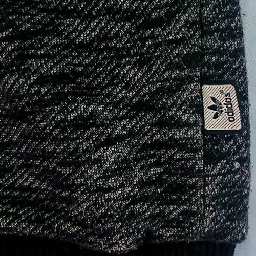 Adidas hoodie like new, size L, black and gray