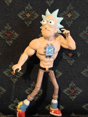 Rick Sanchez Fury Fist action figure