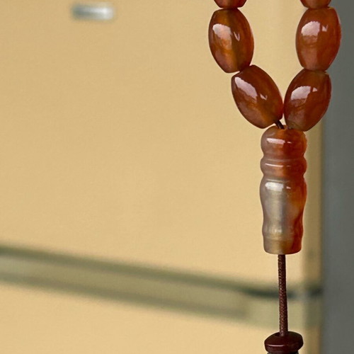 Agate Carnelian Worry Beads used 43g