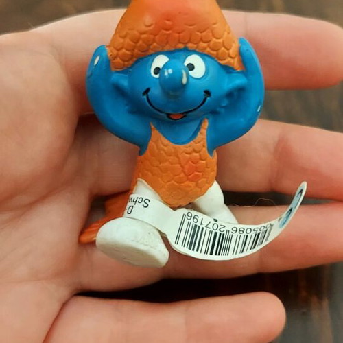 Φιγούρα Smurf Ζώδιο Ιχθύς καινούργιο Schleich Peyo