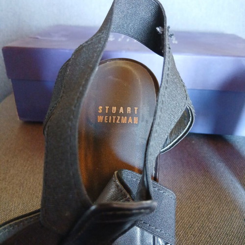 Stuart Weitzman sandals size 39.5 used, black