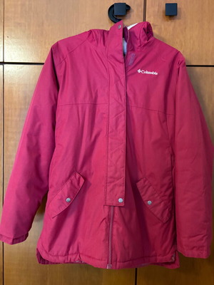 Columbia women's winter jacket, red, size S