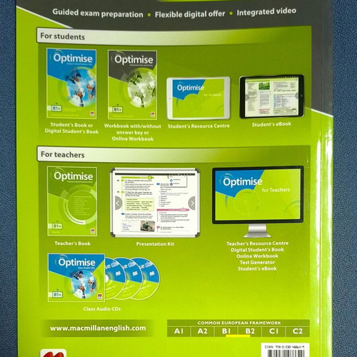 Optimise B1+ Workbook new with answer key
