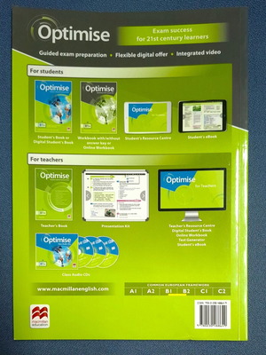 Optimise B1+ Workbook new with answer key
