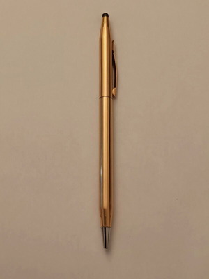 ΜΕΙΩΣΗ ΤΙΜΗΣ !!! Στυλό διαρκείας CROSS  MADE IN IRELAND 1/20 14 ΚΤ ROLLED GOLD (214)