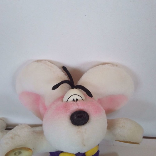 Plush Mouse Diddl with suction cups used Thomas Goletz