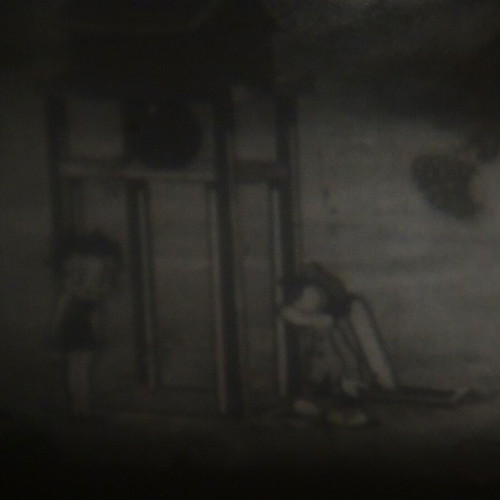 9.5mm film used, silent, Betty Boop cartoon "I Heard"