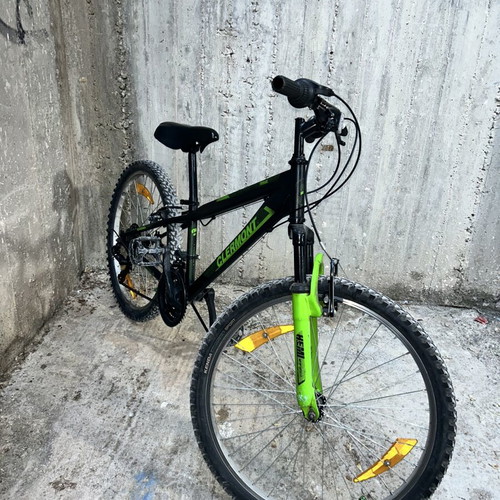Clermont mountain bike 24 inch, black, men's
