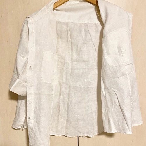Linen women's shirt Capalbio white like new, size L