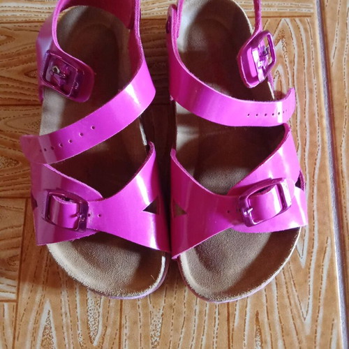BioNatura pink sandals used No 30