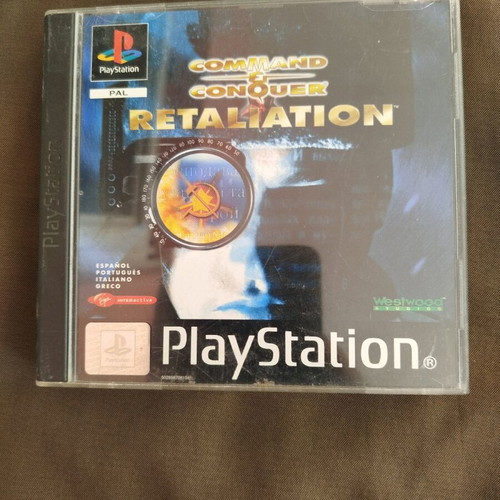 Παιχνίδια PlayStation PS1 μεταχειρισμένα, Player Manager Ninety Nine και Command & Conquer Retaliation